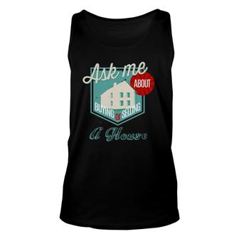 Selling Buying House Real Estate Agent Realtor Gift Unisex Tank Top - Seseable