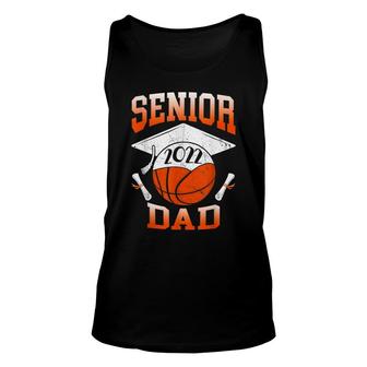 Senior Dad 2022 Basketball Class Of 2022 Graduate Girls Boys Unisex Tank Top - Seseable