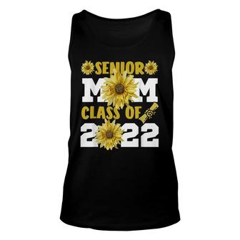 Senior Graduation Class Of 2022 Senior Sunflower Mom Heart Unisex Tank Top - Seseable