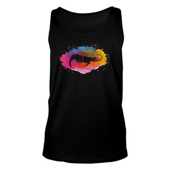 Shrimp Prawn Retro Vintage 80S Style Gift Unisex Tank Top - Seseable