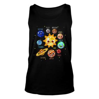 Solar System Planet Space Pluto Kids Future Astronaut 2022 Unisex Tank Top - Seseable