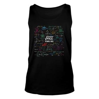 Square Root Of 4900 - 70 Years Old Math Lovers 70Th Birthday Unisex Tank Top - Seseable