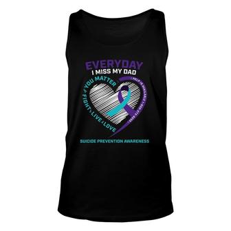 Suicide Prevention S Dad Son Ts Men Daughter Gifts Unisex Tank Top | Mazezy