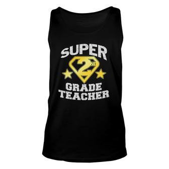Super 2Nd Grade Teacher Hero Unisex Tank Top - Seseable