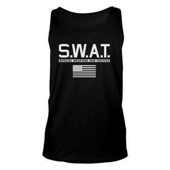 Swat Special Weapons And Tactics Police SWAT Unisex Tank Top | Mazezy DE