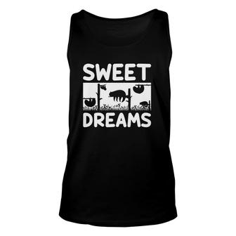 Sweet Dreams Funny Sloth Gift Unisex Tank Top | Mazezy