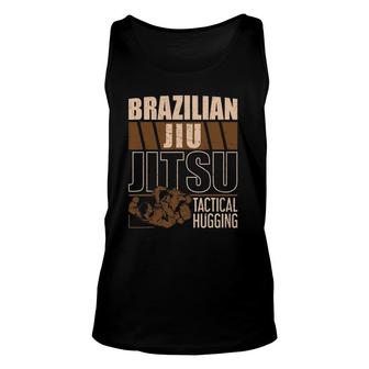 Tactical Hugging Mixed Martial Arts Bjj Brazilian Jiu Jitsu Unisex Tank Top | Mazezy DE