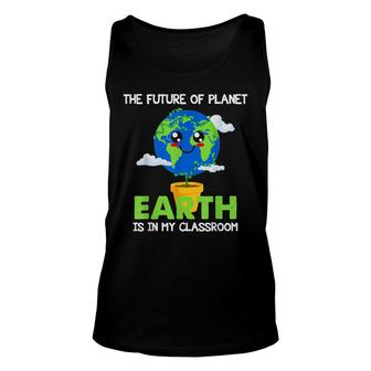 Teachers Earth Day 2022 Classroom Funny Mens Womens Unisex Tank Top - Seseable