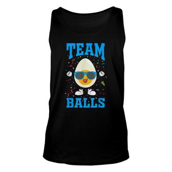 Team Balls Gender Reveal Pregnancy Announcement Baby Boy Unisex Tank Top - Seseable