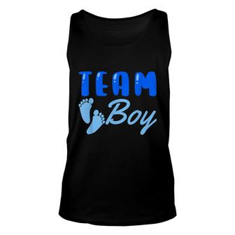 Team Boy Gender Reveal Party Baby Shower Family Matching Unisex Tank Top - Seseable