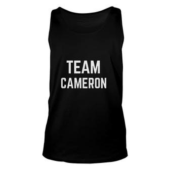 Team Cameron Friend Family Fan Club Support Unisex Tank Top - Monsterry