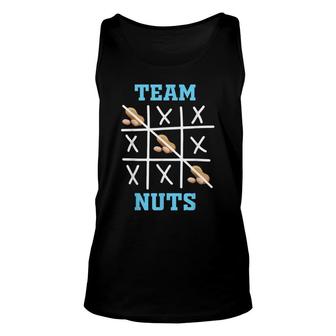 Team Nuts Gender Reveal Pregnancy Announcement Baby Girl Boy Unisex Tank Top - Seseable