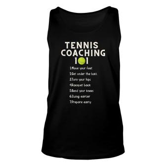 Tennis Coaching Best Tennis Coaching Tips Unisex Tank Top - Seseable