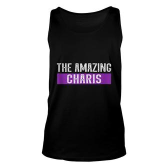 The Amazing Charis First Name Birthday Unisex Tank Top - Seseable