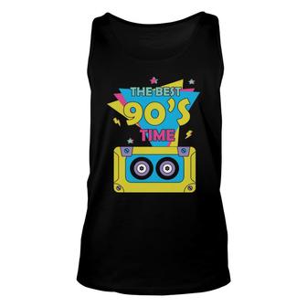 The Best 90S Time Music Mixtape Lovers 80S 90S Styles Unisex Tank Top - Seseable