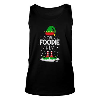 The Foodie Elf Christmas Family Matching Costume Pjs Cute Unisex Tank Top - Seseable