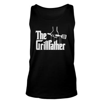 The Grillfather Dad Chef Grilling Grill Master Bbq Unisex Tank Top - Seseable