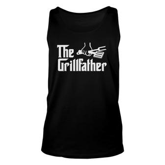 The Grillfather Funny Cool Bbq Grill Chef Unisex Tank Top | Mazezy