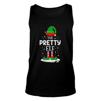 The Pretty Elf Christmas Family Matching Costume Pjs Cute Unisex Tank Top - Seseable