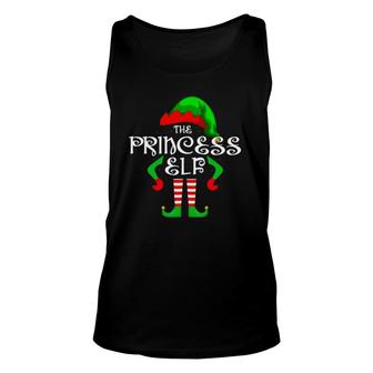 The Princess Elf Cute Christmas Family Matching Costume Pjs Unisex Tank Top - Seseable
