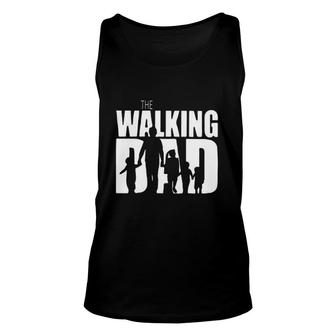 The Walking Dad Print New Letters Unisex Tank Top - Seseable