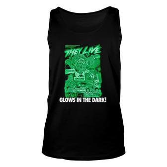 They Live Consume Conform Please Stand By Glows In The Dark Unisex Tank Top | Mazezy CA