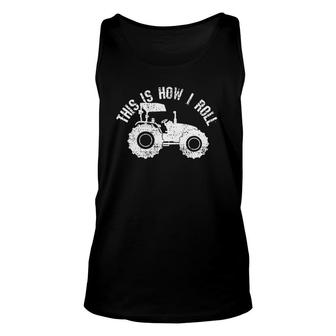 Tractors Farmer Rancher Funny Saying Vintage Gift Unisex Tank Top | Mazezy