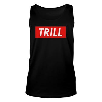 Trill Music Red Box Gift Unisex Tank Top | Mazezy