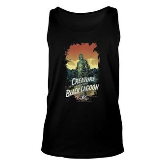 Universal Monsters Creature From The Black Lagoon Dark Frame Tank Top | Mazezy