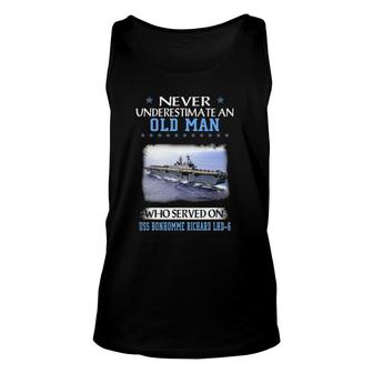 Uss Bonhomme Richard Lhd6 Veterans Day Father Day Gift Unisex Tank Top | Mazezy