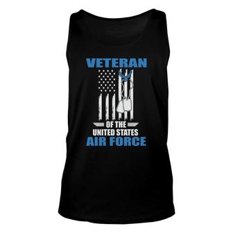 Veteran 2022 Of The Us Air Force Blue Graphic Unisex Tank Top - Seseable