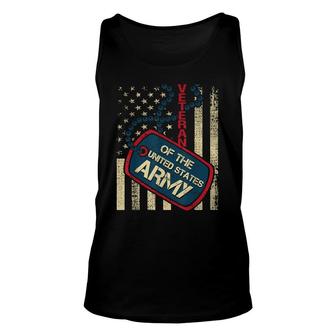 Veteran Of The United States Army - Patriotic American Flag Unisex Tank Top - Thegiftio