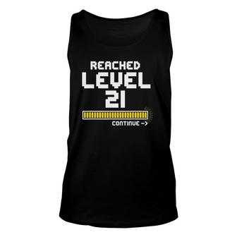 Video Game 21St Birthday Gift For 21 Years Old Gamers Unisex Tank Top - Seseable