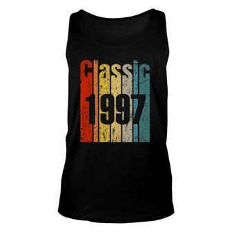 Vintage 1997 23 Years Old Retro 23Rd Birthday Gift Born 1997 Ver2 Unisex Tank Top - Seseable