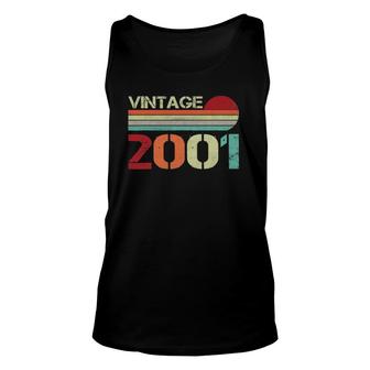 Vintage 2001 Funny 21 Years Old Men And Women 21St Birthday Unisex Tank Top - Seseable