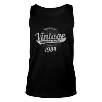 Vintage Est 1984 Classic 38 Years Old 38Th Birthday Unisex Tank Top - Seseable
