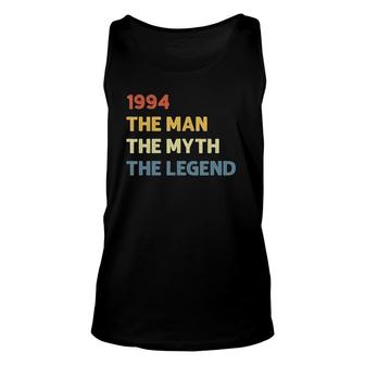 Vintage Made In 1994 26Th Bithday Gift 26 Years Old Birthday Unisex Tank Top - Seseable