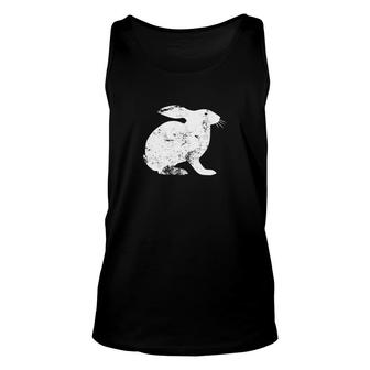 Vintage Rabbit Classic Distressed Rabbi Unisex Tank Top - Monsterry