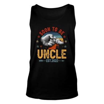 Vintage Soon To Be Uncle Est 2022 Ver2 Unisex Tank Top | Mazezy
