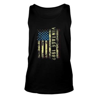 Vintage Style 1982 Flag Attractive Gift 2022 Unisex Tank Top - Thegiftio UK