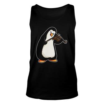 Violinist Penguin Violin Viola Player Music Lover Gift Unisex Tank Top | Seseable UK