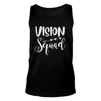 Vision Squad Cute Optometry Eye Clinic Doctor Nurse Office Unisex Tank Top | Mazezy