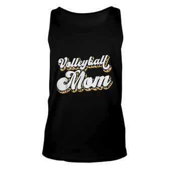Volleyball Mom Leopard Funny Ball Mom Mothers Day Gifts Unisex Tank Top - Seseable