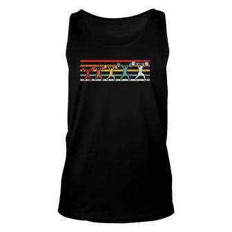 Weightlifting Weightlifter Powerlifting Retro Unisex Tank Top | Mazezy