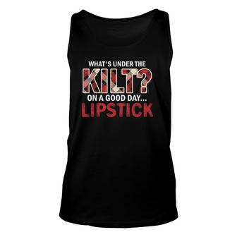 Whats Under The Kilt Funny Unisex Tank Top | Mazezy