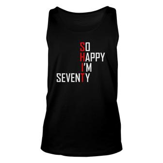 Womens Funny 70Th Birthday Gift 1951 Hilarious 70 Years Old V-Neck Unisex Tank Top - Seseable