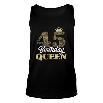 Womens Gift 45Th Birthday Born 1977 Sweet Birthday Queen Crown Unisex Tank Top - Seseable