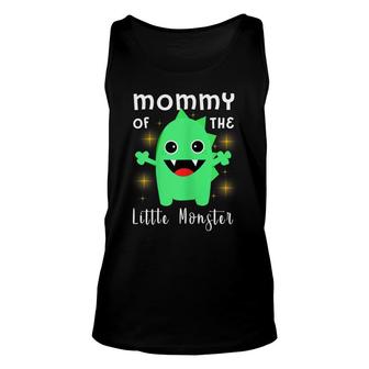 Womens Little Monster Outfit Mommy Of The Little Monster Unisex Tank Top - Seseable