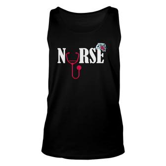 Womens Proud Nurse Cna Nursing Health Care Assistant Doctor Gift Unisex Tank Top - Seseable