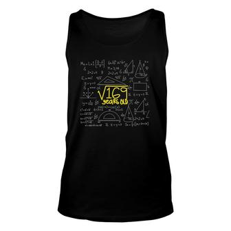 Womens Square Root 169 Funny Math 13Th Bday 13 Years Old Birthday V-Neck Unisex Tank Top - Seseable